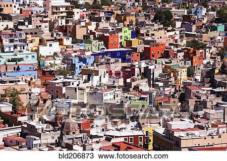 Houses in Downtown Guanajuato View Large Photo Image Stock Image - Houses in Downtown Guanajuato. Fotosearch