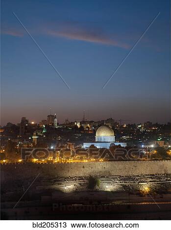 Stock Image - Jerusalem And The Dome Of The Rock. Fotosearch