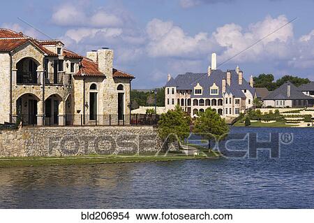 Picture - Lakeside Luxury Homes. Fotosearch