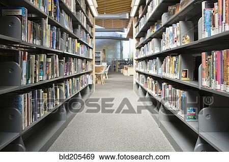 Stock Photo - Library. Fotosearch