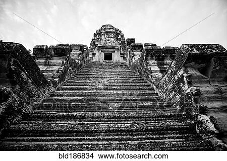 Low angle view of steps at Angkor Wat, Siem Reap, Cambodia View Large Photo Image Picture - Low angle view of steps at Angkor Wat, Siem Reap, Cambodia. Fotosearch