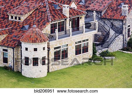 Luxury Home View Large Photo Image Stock Image - Luxury Home. Fotosearch