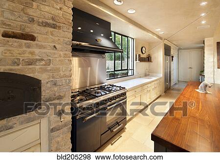 Stock Photo - Luxury kitchen. Fotosearch