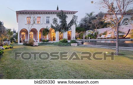 Stock Image - Luxury villa. Fotosearch