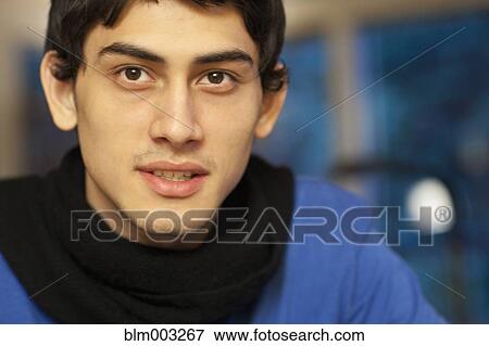 Mixed race man with serious expression View Large Photo Image Stock Photo - Mixed race man with serious expression. Fotosearch