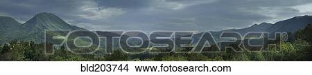 Picture - Mountains in rural landscape. Fotosearch