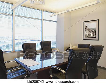 Stock Image - Office Meeting Room. Fotosearch
