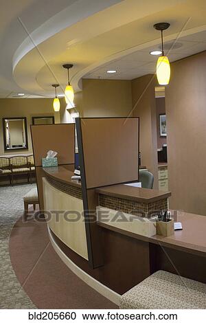 Stock Image - Office Reception Area. Fotosearch