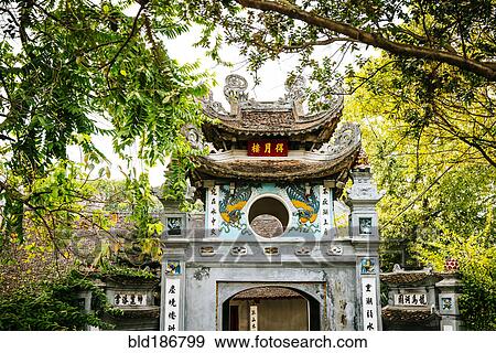 Stock Photo - Ornate arch in Ho Chi Min City, Vietnam. Fotosearch