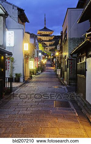 Pagoda at Dusk View Large Photo Image Stock Image - Pagoda at Dusk. Fotosearch
