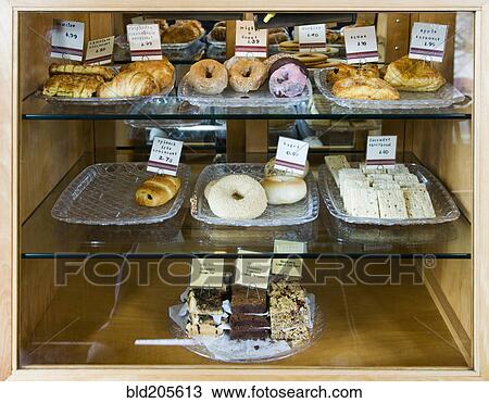 Stock Image - Pastry Items for Sale. Fotosearch