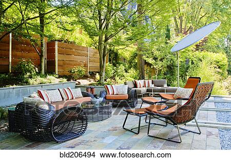 Picture - Patio living room. Fotosearch