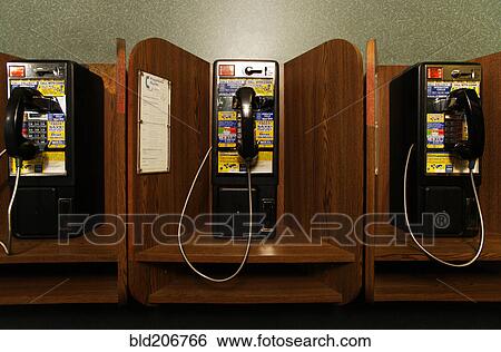 Phone Booths View Large Photo Image Stock Photograph - Phone Booths. Fotosearch