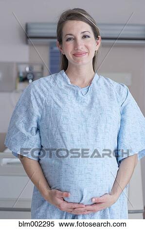 Pregnant woman in hospital View Large Photo Image Stock Photography - Pregnant woman in hospital. Fotosearch
