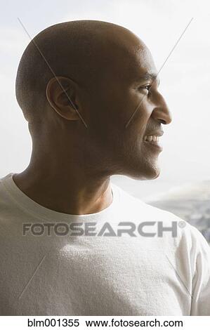 Profile of African man View Large Photo Image Stock Photography - Profile of African man. Fotosearch