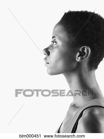 Profile of African woman View Large Photo Image Stock Image - Profile of African woman. Fotosearch