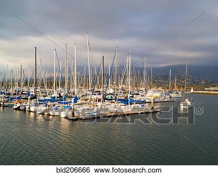 Rows of Boats in Marina View Large Photo Image Stock Photograph - Rows of Boats in Marina. Fotosearch