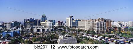 Skyline of Downtown Beijing View Large Photo Image Stock Image - Skyline of Downtown Beijing. Fotosearch