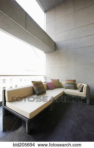 Sofa on luxury patio View Large Photo Image Picture - Sofa on luxury patio. Fotosearch