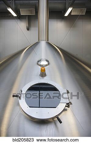Stainless steel vat View Large Photo Image Stock Image - Stainless steel vat. Fotosearch