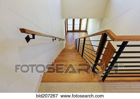 Stock Photo - Stairs in a Modern Home. Fotosearch