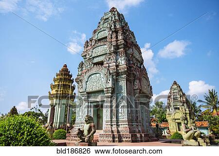 Statues and ornate pillars at Angkor Wat, Siem Reap, Cambodia View Large Photo Image Stock Photograph - Statues and ornate pillars at Angkor Wat, Siem Reap, Cambodia. Fotosearch