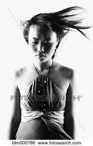 Stock Photograph - Stylish Asian woman. Fotosearch