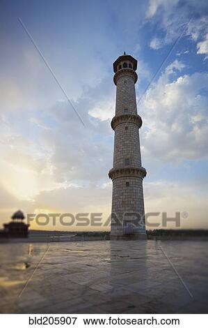 Taj Mahal at sunset View Large Photo Image Stock Photo - Taj Mahal at sunset. Fotosearch