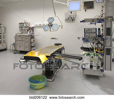 Stock Image - The operating theatre in a university hospital. Fotosearch
