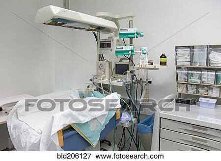 Stock Photo - The operating theatre in a university hospital. Fotosearch