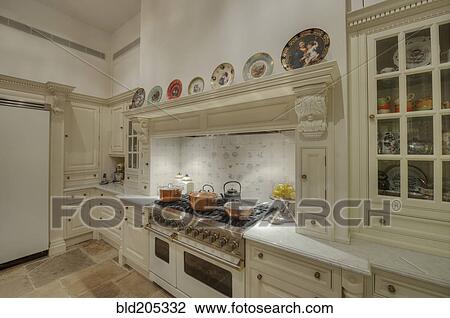 Stock Image - Upscale Kitchen. Fotosearch