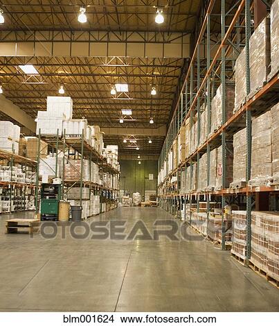 Warehouse filled with boxes View Large Photo Image Picture - Warehouse filled with boxes. Fotosearch