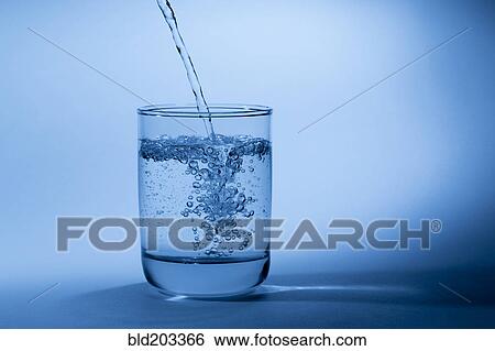 Water pouring into glass View Large Photo Image Stock Photograph - Water pouring into glass. Fotosearch
