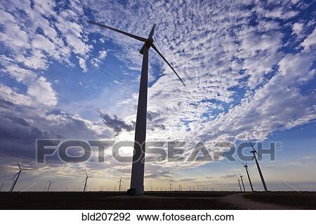 Stock Image - Wind Farm. Fotosearch
