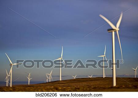Stock Photograph - Wind Turbines. Fotosearch