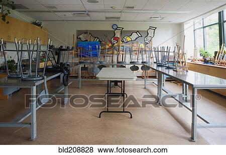 A community center art room and studio View Large Photo Image Stock Photo - A community center art room and studio. Fotosearch