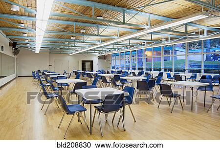 Stock Image - A large hall in a community center. Fotosearch