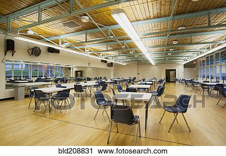 Stock Image - A large hall in a community center. Fotosearch
