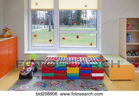 A modern building, a pre-school for young children View Large Photo Image Stock Photograph - A modern building, a pre-school for young children. Fotosearch