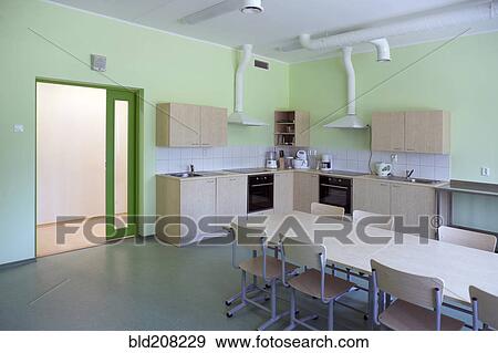 Stock Photo - A newly built school. Fotosearch