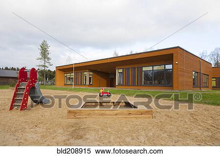 A play area with a slide and sandpit View Large Photo Image Stock Photography - A play area with a slide and sandpit. Fotosearch