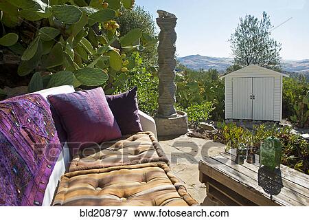 A villa terrace View Large Photo Image Stock Photo - A villa terrace. Fotosearch