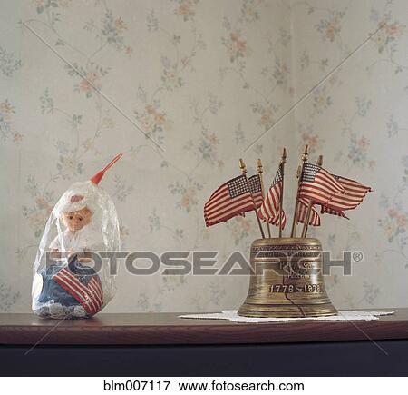 American flag memorabilia View Large Photo Image Stock Photo - American flag memorabilia. Fotosearch