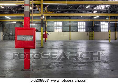 Stock Photo - An empty industrial building in Los Angeles. Fotosearch