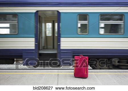 Stock Photo - An empty railway station in Estonia. Fotosearch