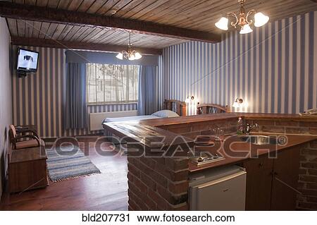Stock Image - Apartment Suite in a Luxury Hotel. Fotosearch