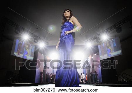 Asian model on fashion runway View Large Photo Image Stock Image - Asian model on fashion runway. Fotosearch