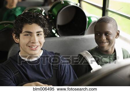 Band students riding school bus View Large Photo Image Stock Photography - Band students riding school bus. Fotosearch