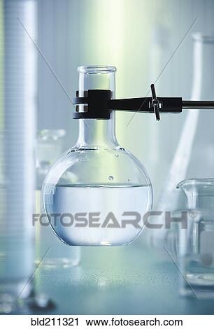 Beaker of liquid in lab View Large Photo Image Stock Image - Beaker of liquid in lab. Fotosearch