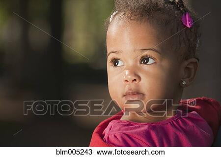 Black baby girl View Large Photo Image Stock Image - Black baby girl. Fotosearch